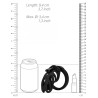 MANCAGE Cage de chasteté ManCage Modèle 24 - 9 x 3.5cm Noire
